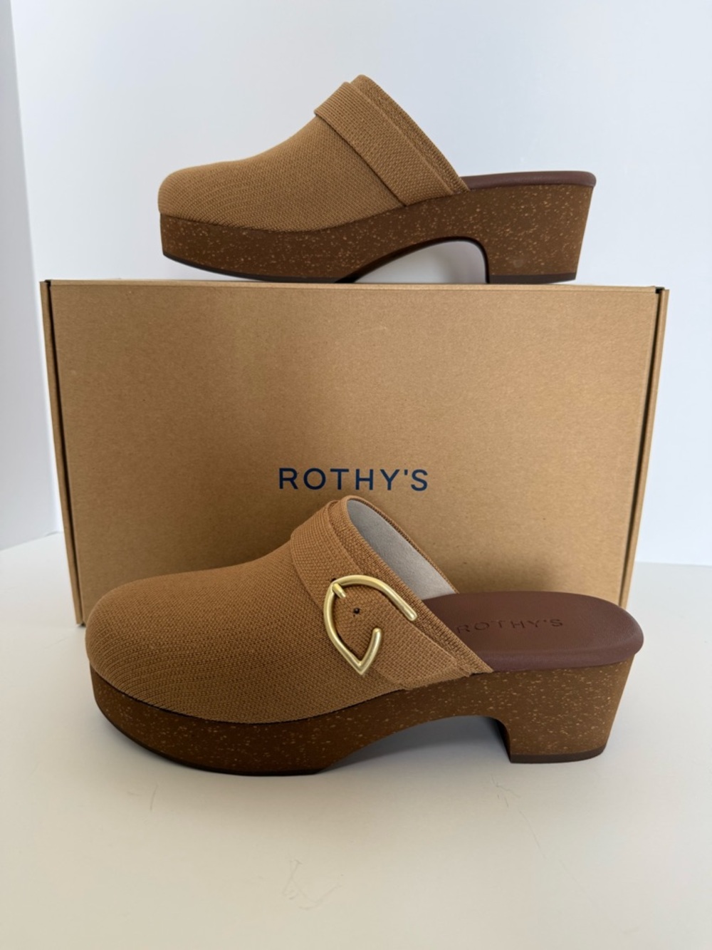 ROTHY’s The Classic Clog in Butternut, Size 9.5 - Picture 4 of 8
